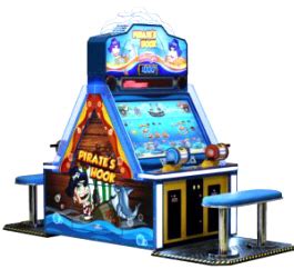 Pirate's Hook Arcade 4 Player Videmption Game.